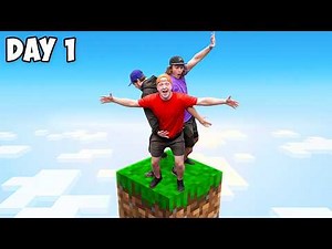 I Survived One Block in Minecraft (Day 1)