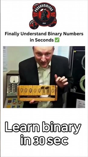 0s & 1s Explained in 30s ⚡| Binary Code Made Easy #shorts
