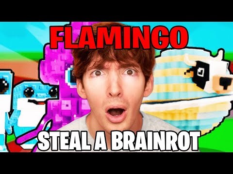 FLAMINGO STEAL A BRAINROT MOMENTS
