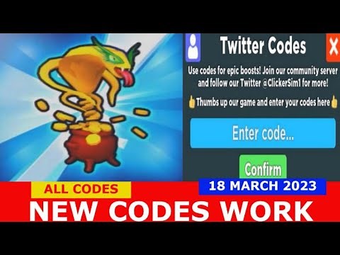 NEW UPDATE CODES [St. Patrick island Event] Clicker Simulator ROBLOX | ALL CODES | March 18, 2023