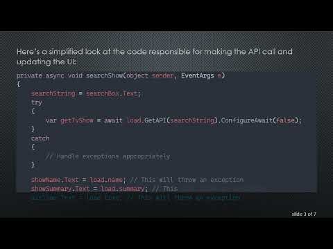 Handling API Calls and Fetching Data with C# and Xamarin
