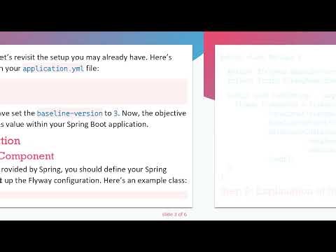 How to Retrieve Baseline Version from Application.yml in Spring Boot with Flyway