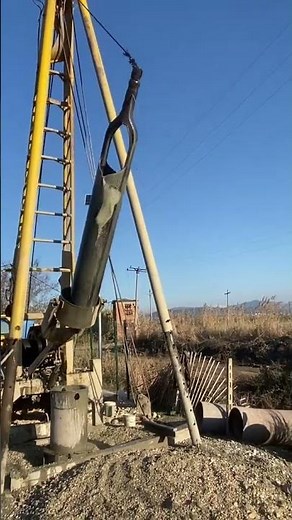 "Incredible Borewell Drilling Process | Cable Tool Percussion Method Explained!"