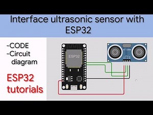 Interface ultrasonic sensor with ESP32||ESP32||ultrasonic sensor||Neeraj yadav electronics