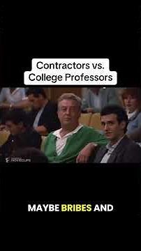 Unveiling The Difference Between Contractors and College Professors, who knows construction jobs?