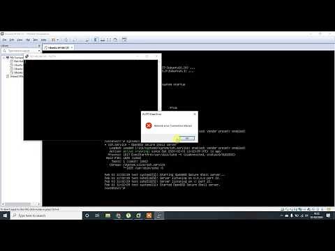 how to fix putty network error: connection refused problem SOLVED