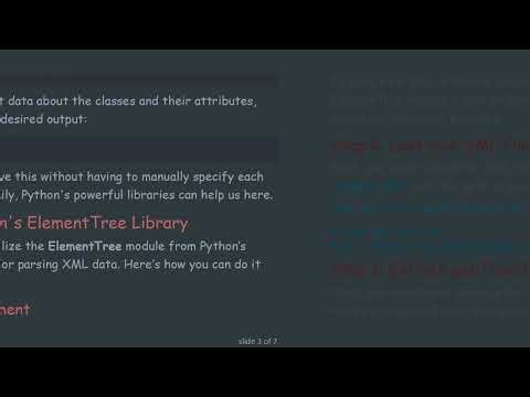 Extracting and Transforming XML Elements with Python