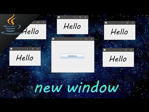 Java open a new GUI window 🗔