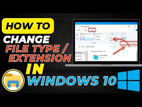 How To Change File Type in Windows 10 | Rename & Convert File Extensions Easily