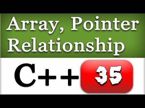 Relationship between Arrays and Pointers in C++ with Example | CPP Programming Video Tutorial