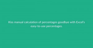 How to Calculate Percentage in Excel