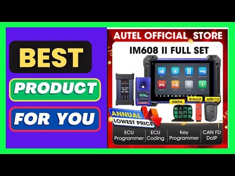 Autel IM608 II Pro MaxiIM 608 Full Key Programmer OBD2 Scanner IM608II