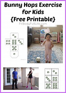 Bunny Hops Exercise for Kids {Free Printable} - Chrissy Chitwood