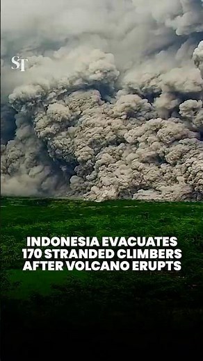 Indonesia evacuates 170 stranded climbers after Semeru volcano erupts