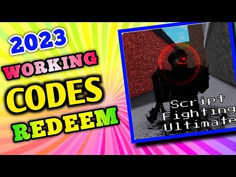 All *Secret* Script Fighting Ultimate Codes 2023 | Codes for Script Fighting Ultimate 2023 - Roblox