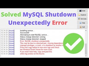 [Solved]XAMPP Error : MySQL Shutdown Unexpectedly in Hindi | phpMyAdmin don't work | Ajay Yadav