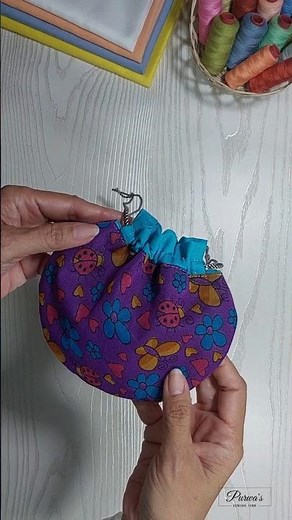 Easy Drawstring Bag Tutorial | Sewing a Functional String Bag | Fabric Handbag DIY