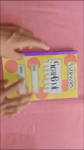 DIY Scrapbook Design School Project Tutorial | Viral Trend Stationery