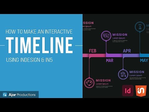 How to Create an Interactive Timeline using InDesign & in5