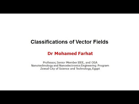 Lecture 5 (Part 1) Curl Operator and Classifications of Vector Fields