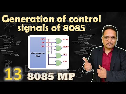 Generation of Control Signals in 8085 Microprocessor: Understanding Read and Write Signals