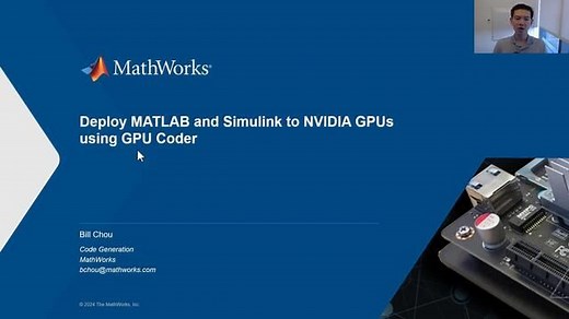 Deploy MATLAB and Simulink to NVIDIA GPUs