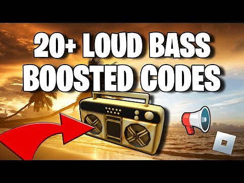 20+ Loud Bass Boosted Roblox Codes/IDS (WORKING 2024)