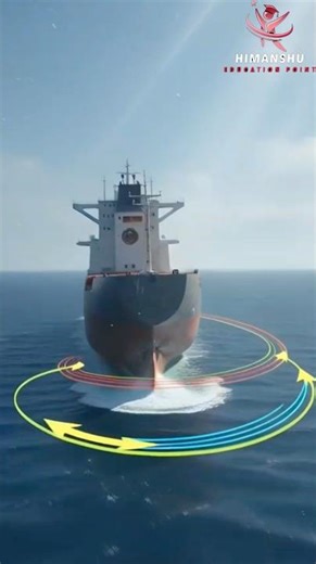 Inside a Rudder: How Steering Control Works ⚓🛞 #RudderSystem #ShipSteering #HowItWorks