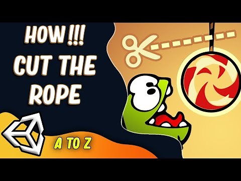How to make Cut The Rope game in Unity2D | Unity Beginner Tutorial Coding