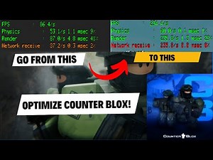 BEST WAY to OPTIMIZE your FPS in ROBLOX | Counter Blox