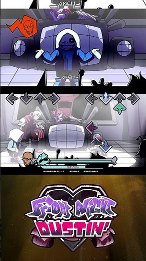 FNF: FRIDAY NIGHT DUSTIN' // Song "Bonetravaganza" // Vs Dusttale (Undertale) #shortvideo #shorts