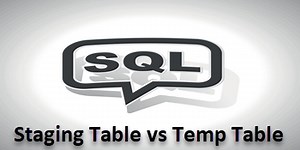 SQL Server Staging Table vs Temp Table