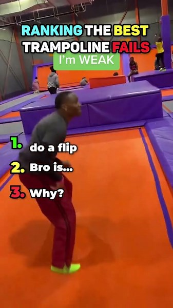 Ranking the Best Trampoline Fails 🤣🛝