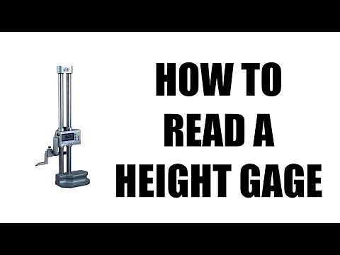 How to Read a Height Gage