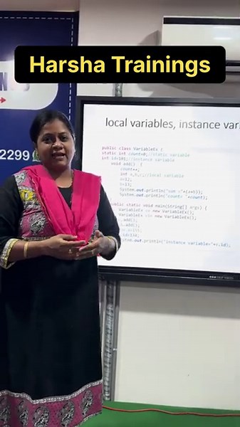 Local Variables, Instance Variables and Static Variables in Java #javafullstack #javatutorial