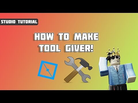 [Roblox Studio] HOW TO MAKE A TOOL GIVER! || ICEYDEV