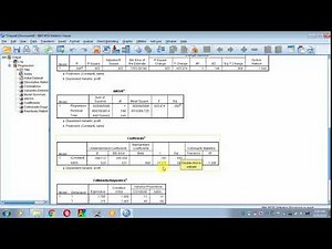 HOW TO DO SIMPLE LINEAR REGRESSION SPSS