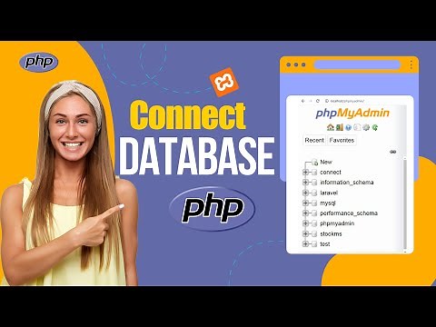 How to Connect PHP File to MySQL Database using phpMyAdmin | CRUD Operations