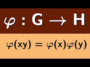 Abstract Algebra | Group homomorphisms