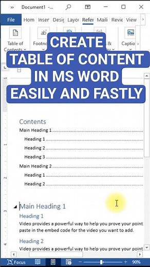 How to Create a Table of Contents in Word | Quick & Easy Guide (2025)