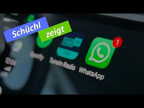 Schüchl zeigt: AppConnect mit iPhone CarPlay und WhatsApp