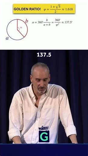 Unlock Nature's Secret: The Golden Angle Explained! #plants #mathematics #fibonacci #goldenratio