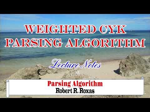 Weighted CYK Algorithm