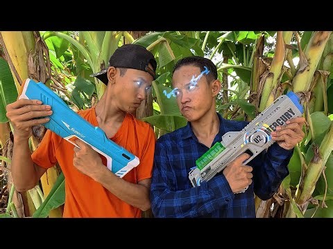 CUỘC CHIẾN SÚNG NƯỚC TẬP 6 | SUPER SOAKER GUN GAME