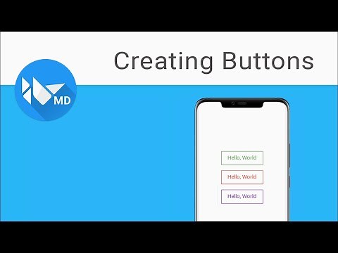 Kivy Tutorial 3 - Creating Buttons in Material Design | KivyMD