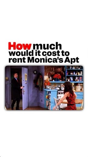 How much would it cost to rent Monica’s apartment from Friends?