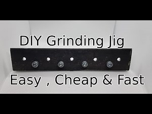 DIY | Knife Making | Making a Grinding Jig | Easy, Cheap & Fast | Knifemaker Tools | Schleiflehre
