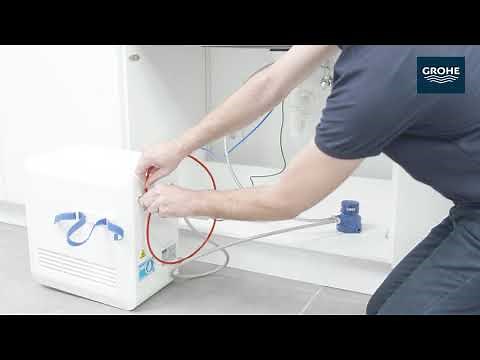Installation of the new GROHE Blue Professional