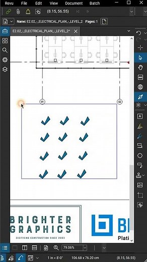 Multi-select Markups in Bluebeam Revu #shorts