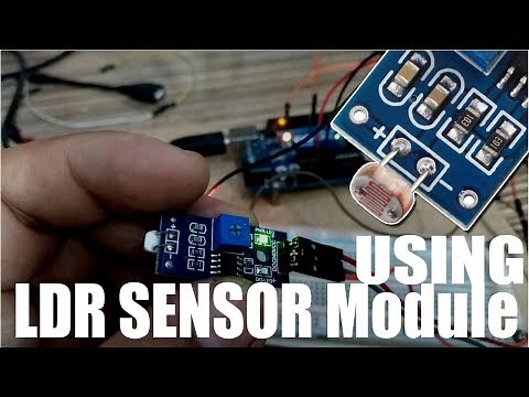 Using LDR sensor Module with Arduino